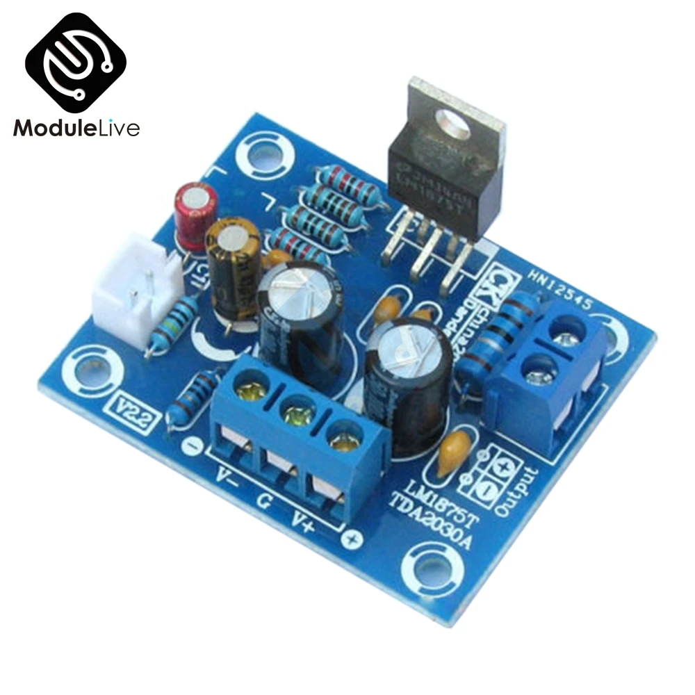 20 Вт HIFI моно канал 1CH LM1875T стерео аудио усилитель плата модуль DIY Kit|Детали и