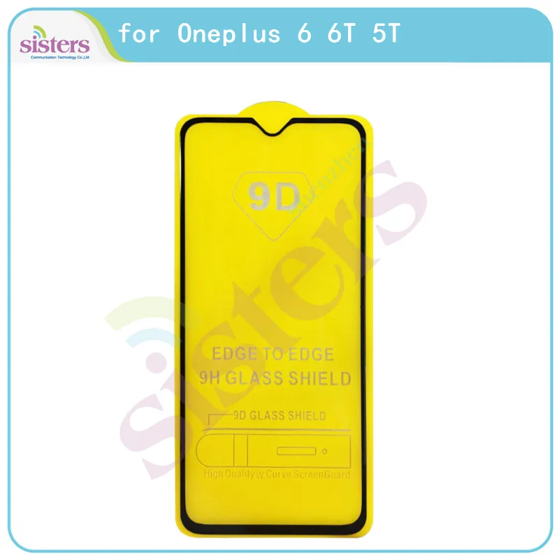 Для Oneplus 6 6T 5T защита экрана 9D Закаленное стекло пленка ультра-тонкая для