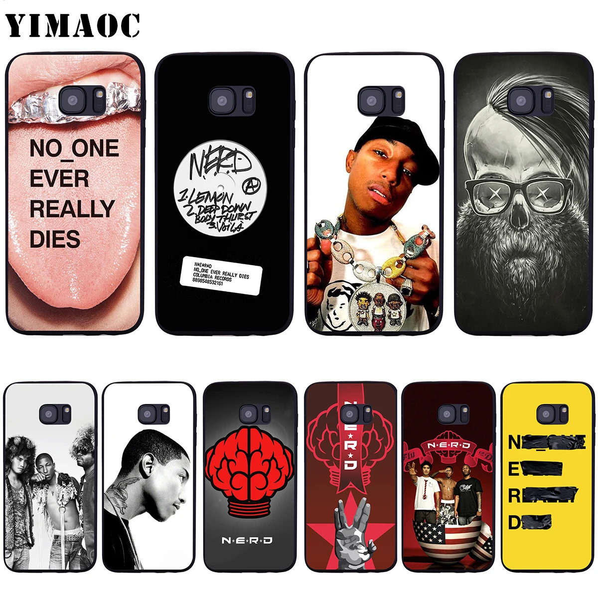 Чехол YIMAOC N.E.R.D для Samsung Galaxy A7 A8 A9 A10 A20 A30 A40 A50 A70 M10 M20 M30 S10e J6 Plus | Мобильные телефоны и