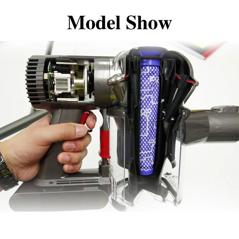 Моющийся предварительный фильтр совместим с Dyson DC58 DC59 DC61 DC62 V6 V7 V8 вакуумные сменные фильтры для запасных частей#965661-01