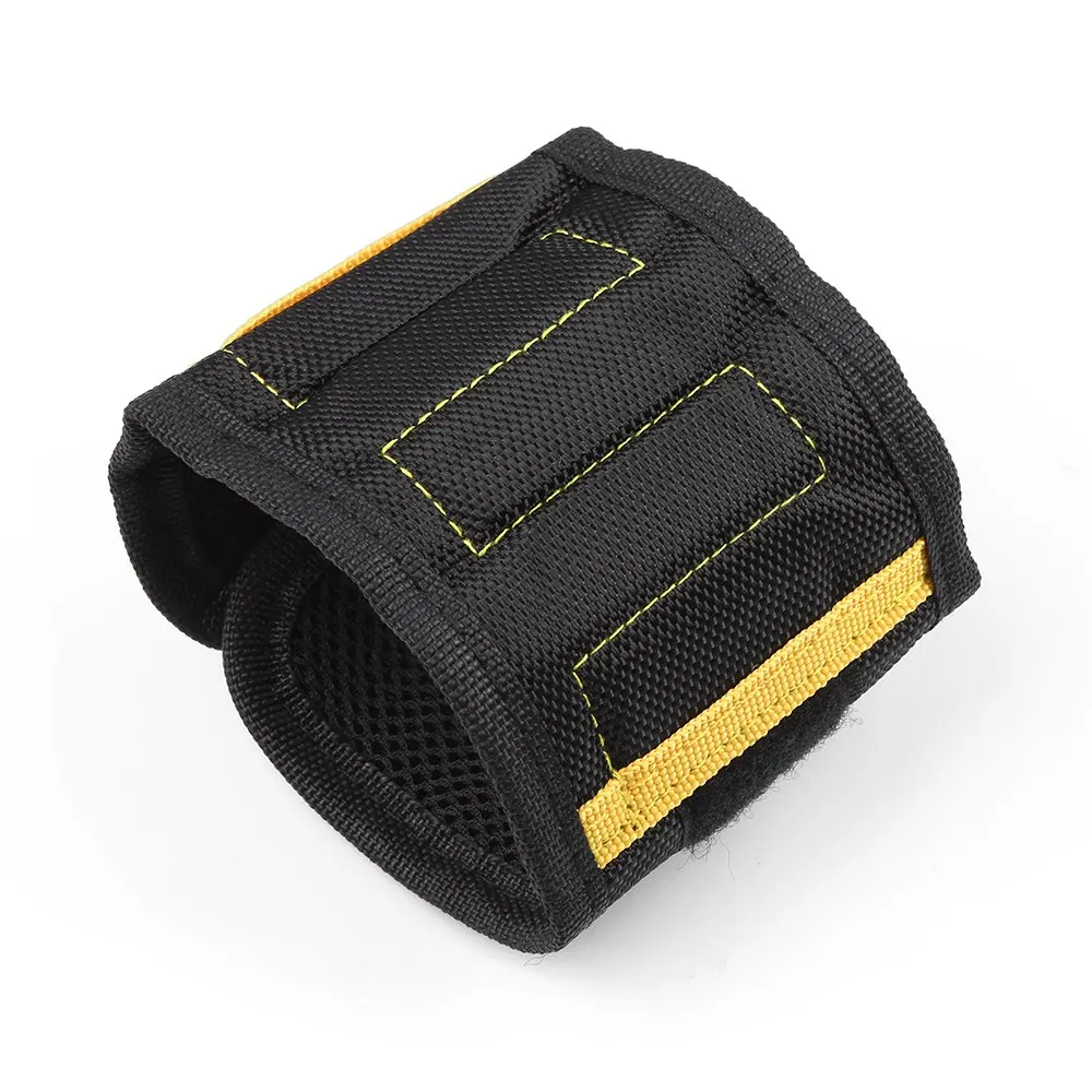 Magnetic Wristband Small Parts Adsorption Tool Bag Electrician Wrist Belt Screws Nails Drill Bits Holder Tools organizer | Инструменты