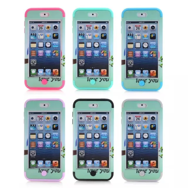 Чехол для ipod touch 6/touch 5 с милым мультяшным рисунком совы прочный устойчивый к