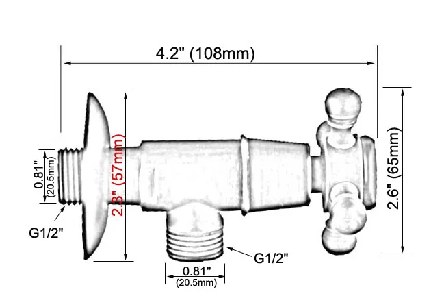 1 шт. угловой стопорный клапан для ванной комнаты|angle stops|angle stop valvestop valve |