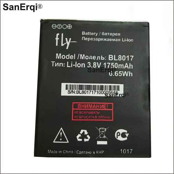 

1750mAh Battery For FLY BL8017 Mobile phone battery