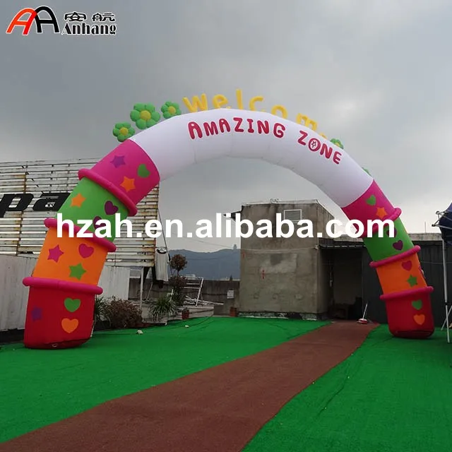 Добро пожаловать надувной цветок арка для украшения парка|arch inflatable|arch flowerarch decor |