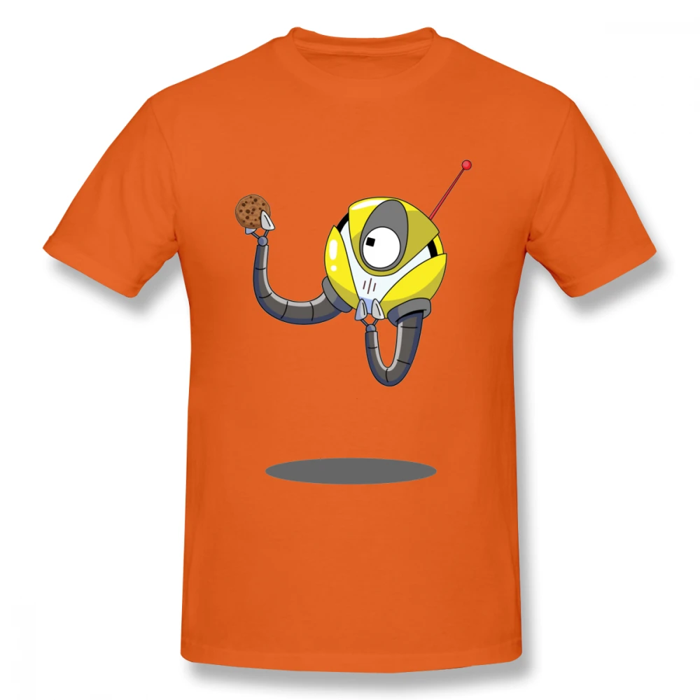 Для отдыха на заказ Кевин КВН печенье Футболка мужская Geek Final Space Graphic футболка S-6XL большой размер Camiseta - Цвет: Оранжевый