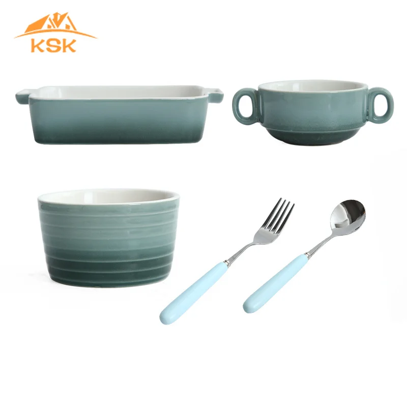 1 Набор креативных блюд для влюбленных набор керамической посуды завтрака