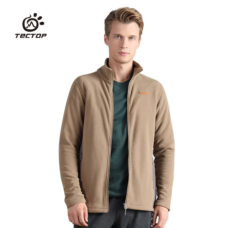 Tectop осень-зима открытый Для мужчин теплый флисовое пальто толстые теплые зимние