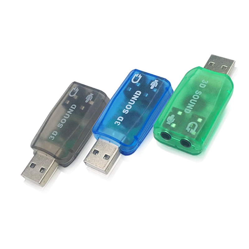 Внешняя звуковая карта 5 1 каналов 3 мм USB|Звуковые карты| |