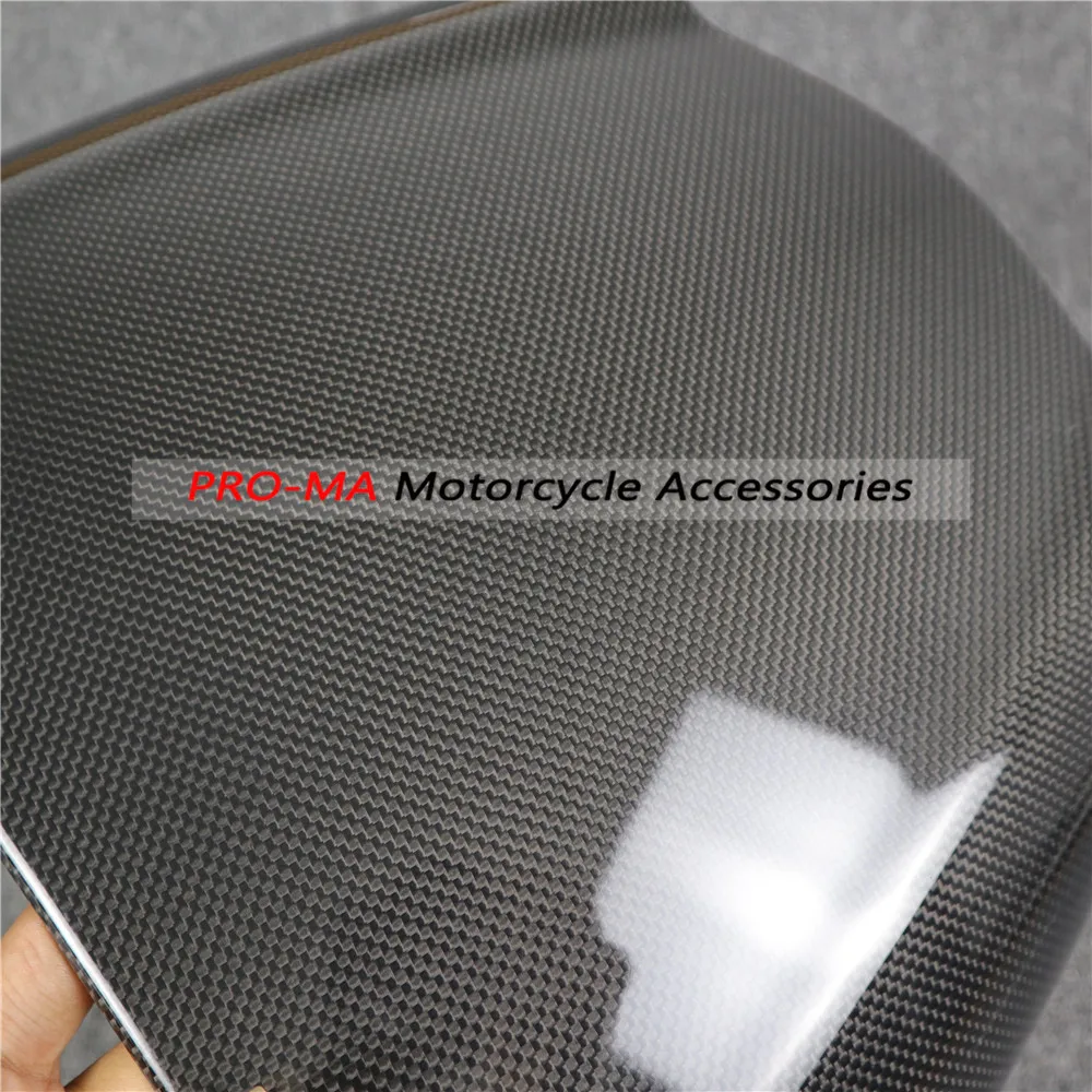 Чехол для сиденья мотоцикла из углеродного волокна для Ducati Diavel S- Plalin glossy weave