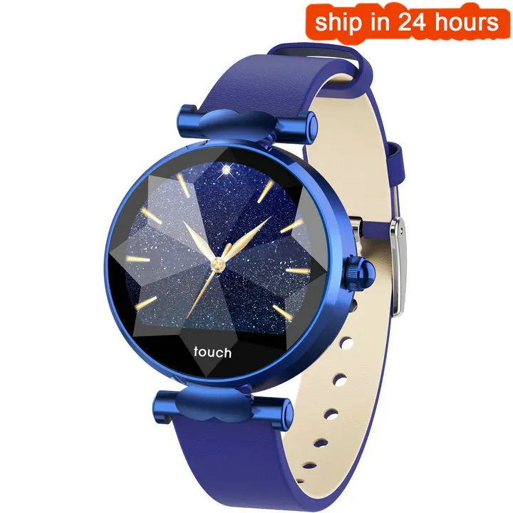 Full Blue B80 женские Смарт-часы reloj inteligente монитор сердечного ритма фитнес-трекер женские Смарт-часы браслет Bluetooth водонепроницаемый - Цвет: Full Blue