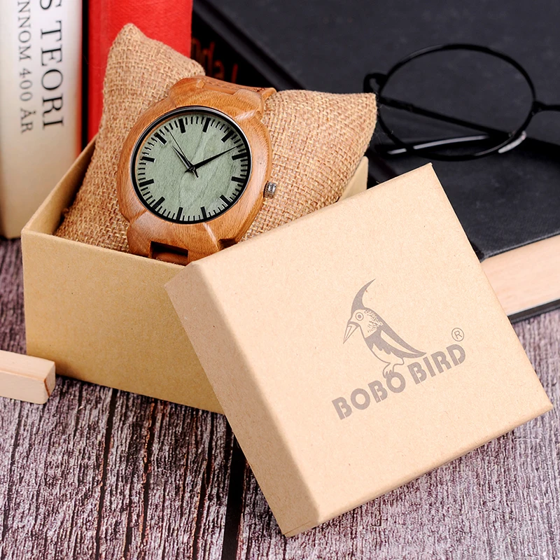 BOBO BIRD наручные часы из сандалового дерева для мужчин спортивный стиль с кожаным ремешком часы Relogio Masculino J-I10