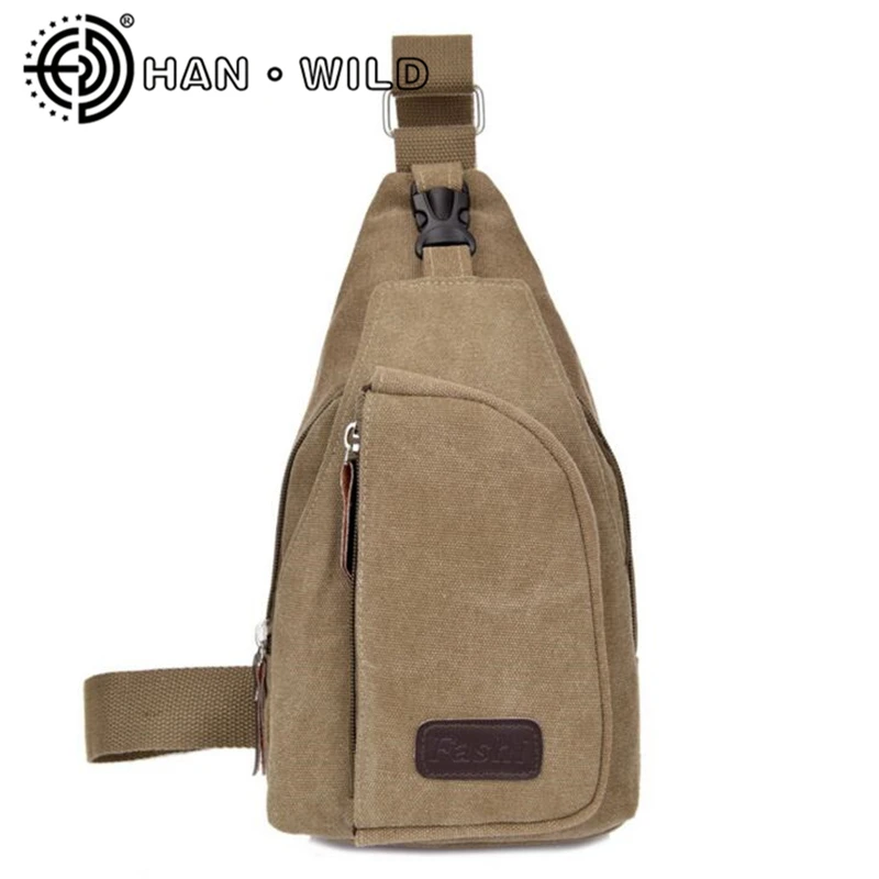 Модная сумка для человека Повседневное Сумка груди Холст Crossbody Back Pack Для мужчин
