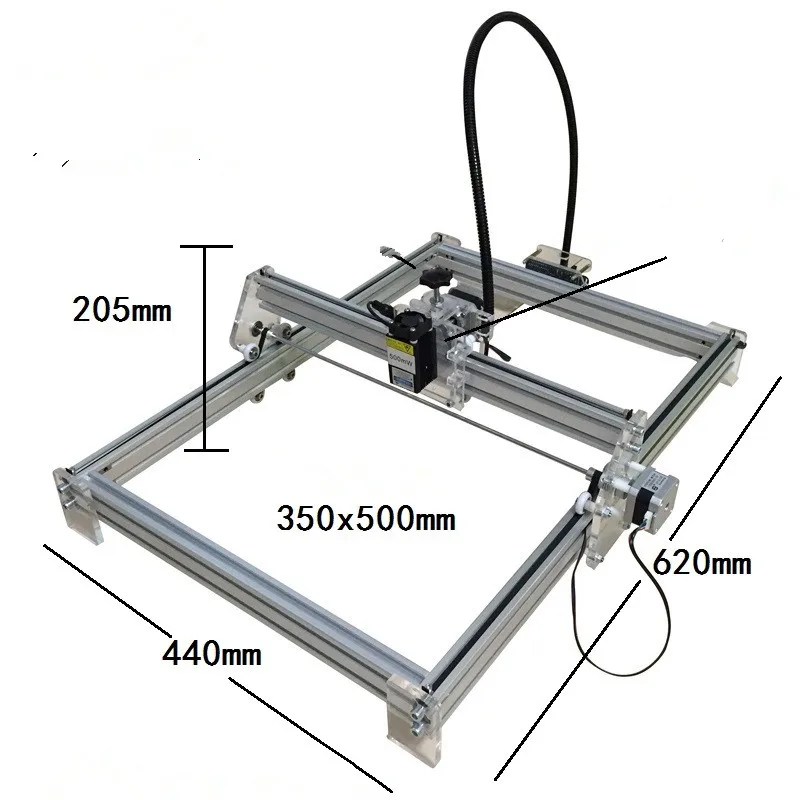 2018New 7000MW DIY laser engraving machine engrave on metal for toy cutting working area 35*50cm | Инструменты