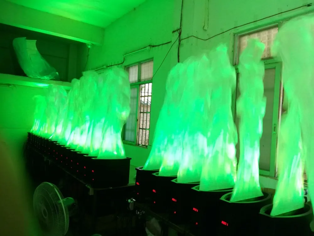 Театральный большой 3D пламенный костер цветной RGB светодиодный 72*3 Вт 3в1 2,5 м dmx огненный светильник, приспособление для украшения сцены/дискотеки Хэллоуина