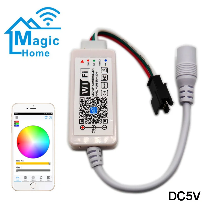 DC5V 50 шт. WS2811 IC RGB Pixel Светодиодный светильник полноцветный IP67 Wifi светодиодный SPI