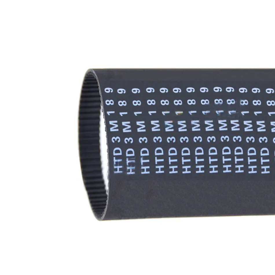 3M Черный резиновый ремень с закрытым контуром синхронный длина