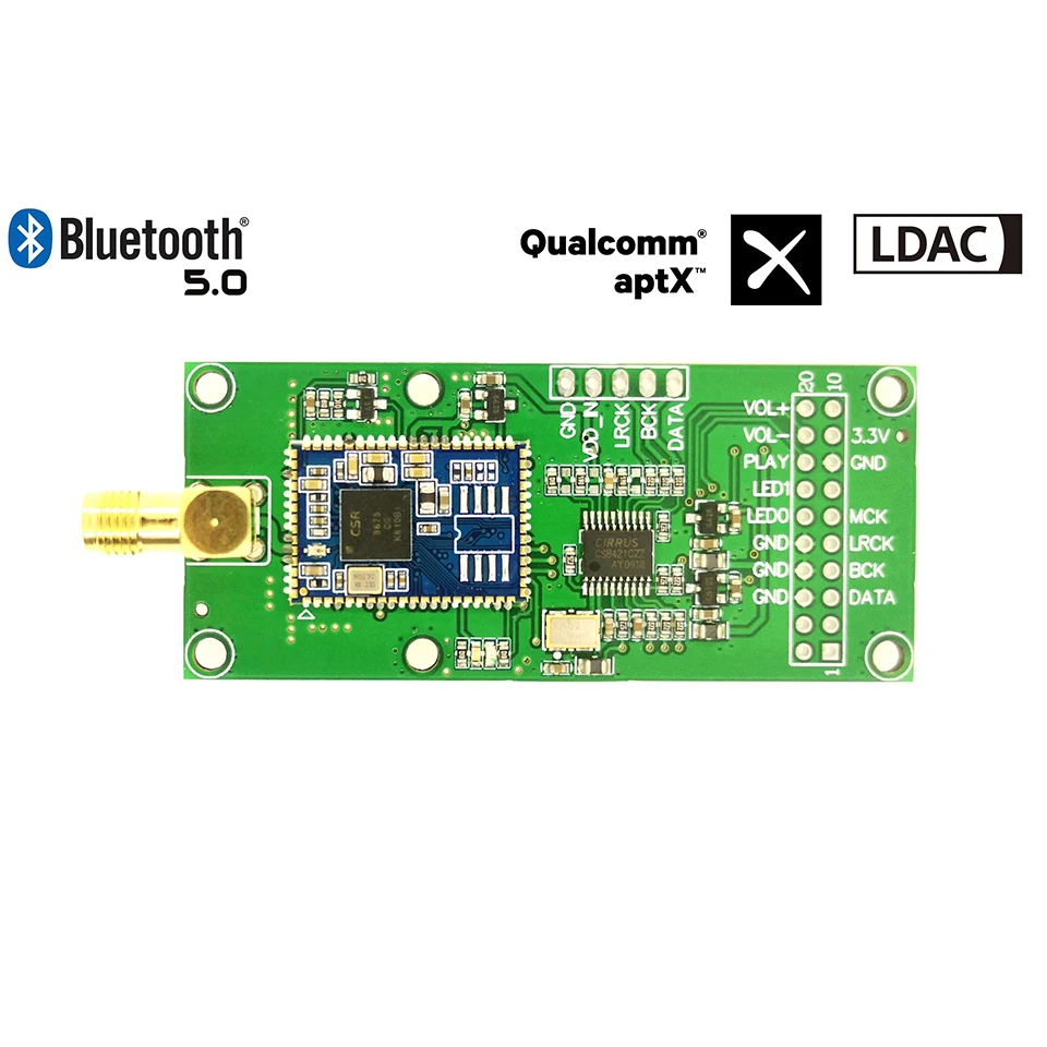 Lusya CSR8675 Bluetooth 5,0 цифровой аудио приемник плата LDAC модуль IIS ies G3-005