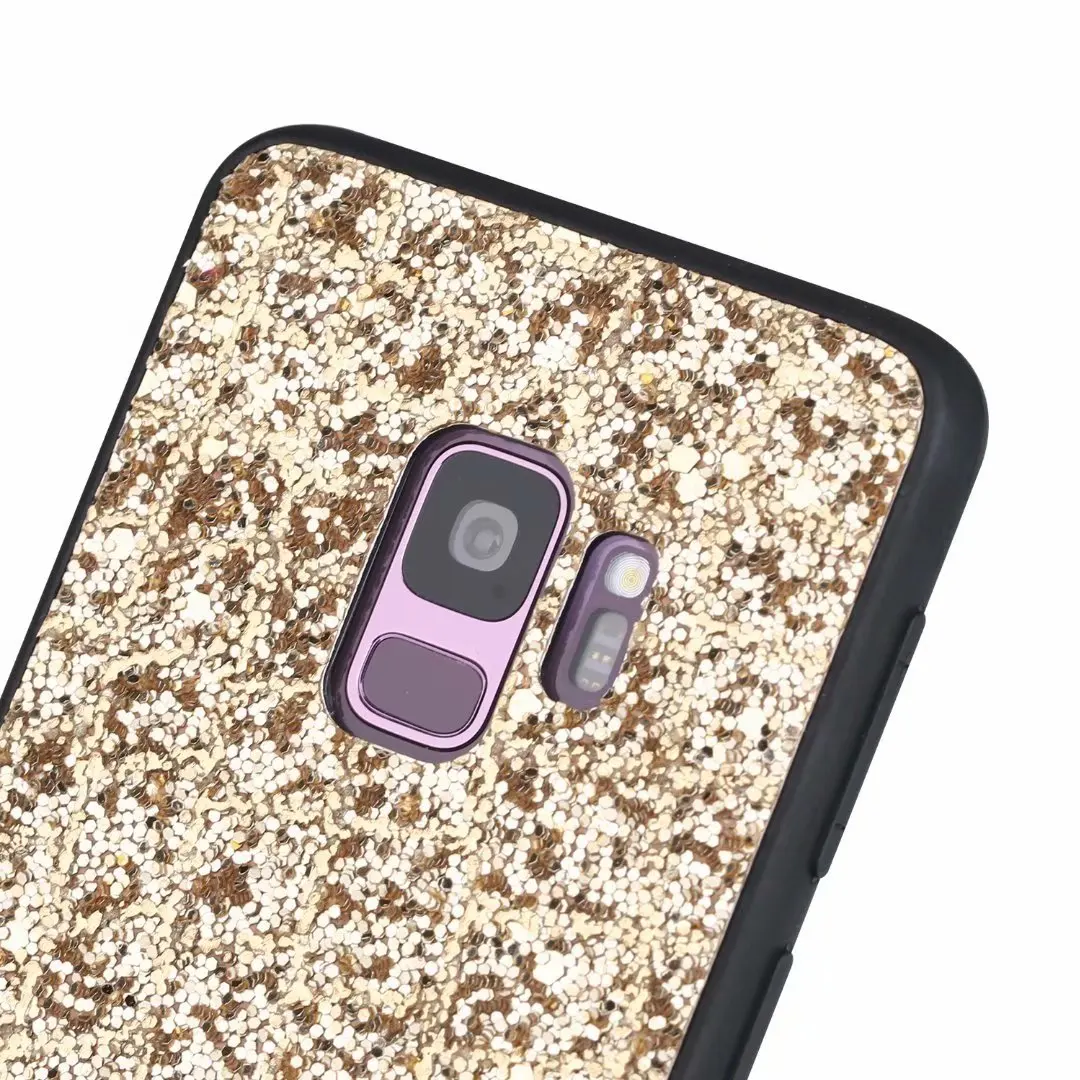Hard Bling Rugged Case for Samsung S9 S8 Plus A8 S7 A5 Iphone X 7 8 6 Slim Grid Cell Phone Cover Protector Back Accessory |