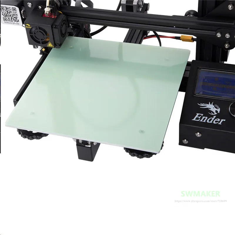 310x370x3 мм 3D Платформа для печати полипропиленовая сборная пластина из полистекла с винтовыми отверстиями для 3D-принтера Tevo Tornado легко снять