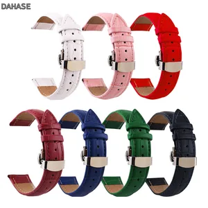 Ремешок для часов, из натуральной крокодиловой кожи, с застежкой-бабочкой, 12 мм 13 мм 14 мм 15 мм 16 мм 17 мм 18 мм 19 мм 20 мм 21 мм 22 мм 24 мм