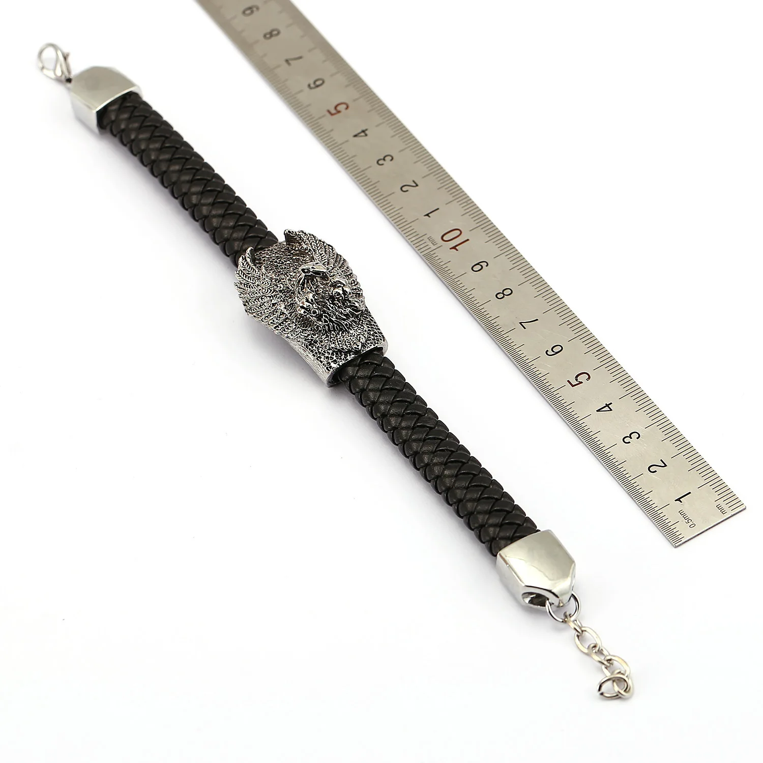 12 шт./лот Панк Мода Орел браслет &quotястреб&quot для мужчин bijoux pulseras простой кожаный