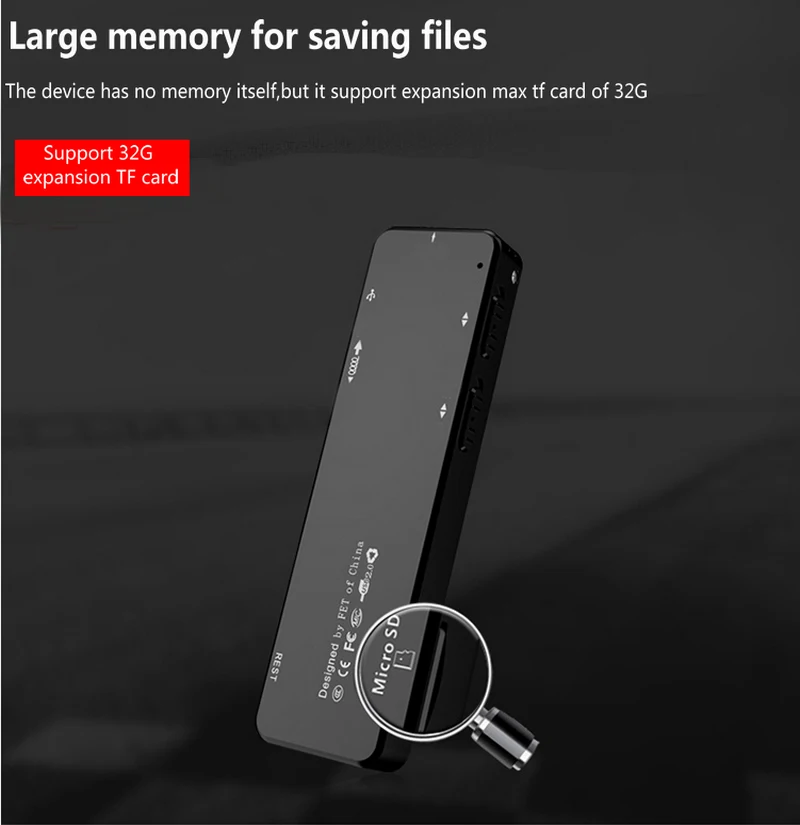 Vandlion мини ручка камера металлические цифровые диктофоны с 1080P HD Cam Звук Аудио Видео Диктофон поддержка TF карты A2