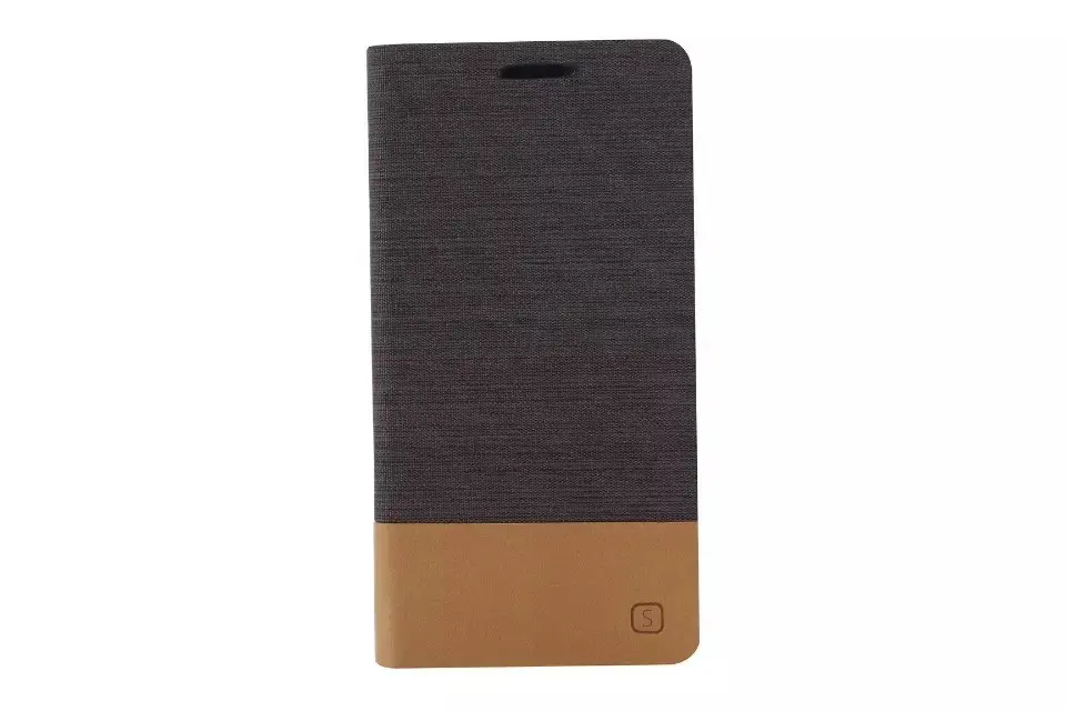 Для Asus Zenfone 5 Крышка Холст PU Стенд Флип Кожаный Бумажник Case + Карты Держатель A501CG