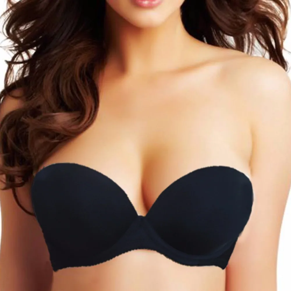 Ladies Secret, обнаженные, черные, белые, самоклеющиеся, волшебные, гладкие, пуш-ап, Бюстгальтеры без бретелек, бесшовные, новинка 70 75 80 85 90 A B C D
