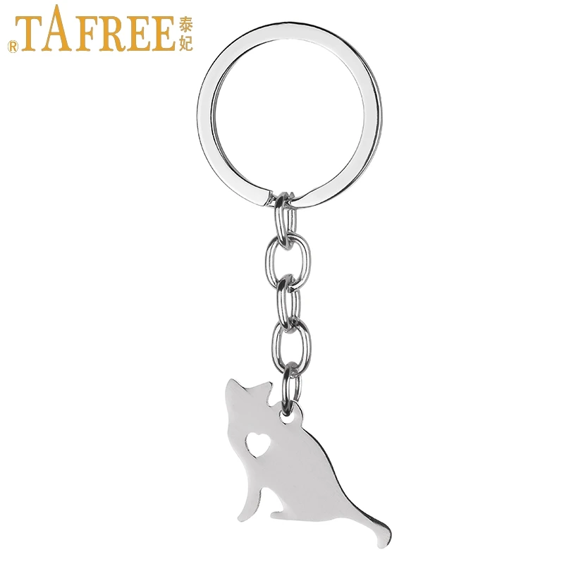 TAFREE Новый Модный милый маленький брелок в виде кошки из высококачественной