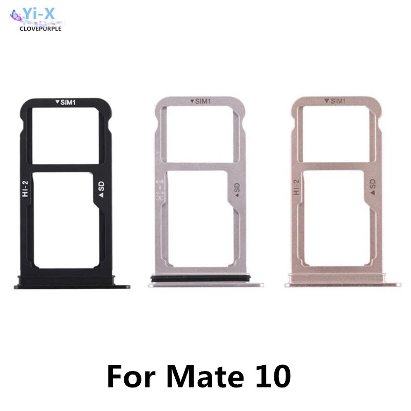 10 шт./лот лоток для sim-карты адаптер держателя слота Huawei mate Mate10 | Мобильные