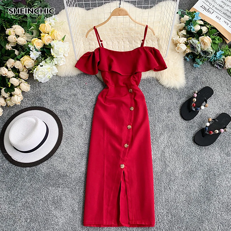 Женское винтажное офисное платье асимметричное однобортное Платье До Колена на