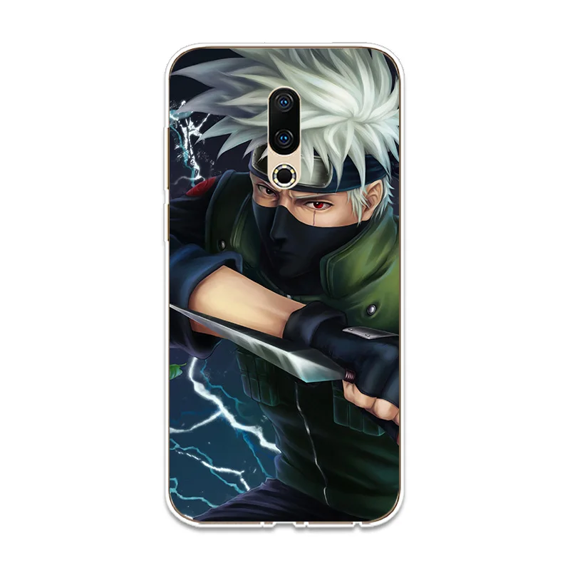 Uzumaki Naruto силиконовый чехол для телефона Couqe Fundas Meizu 15 16 Lite Plus 16X Note 8 Pro 6 7 X8 U10 U20