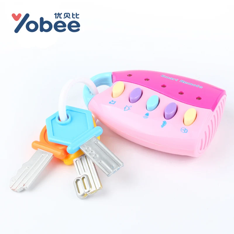 Yobee головоломки музыкальные Ключи игрушки красочные вспышки музыка Smart Remote