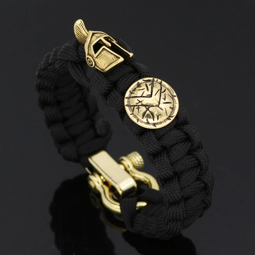 Паракорд выживания король Кобра Стиль Браслет Скоба для наружного размера