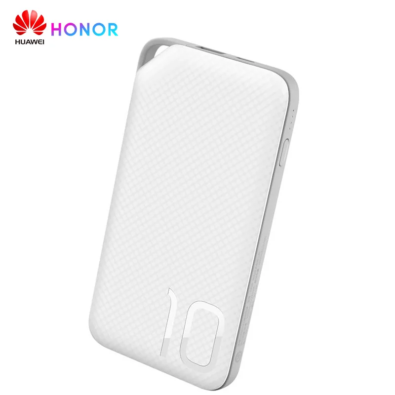 Новинка, huawei Honor, портативный внешний аккумулятор 10000 мА/ч, 5 В, 2 А, внешний аккумулятор для iPhone, Xiaomi, huawei, Oneplus, двойное зарядное устройство USB