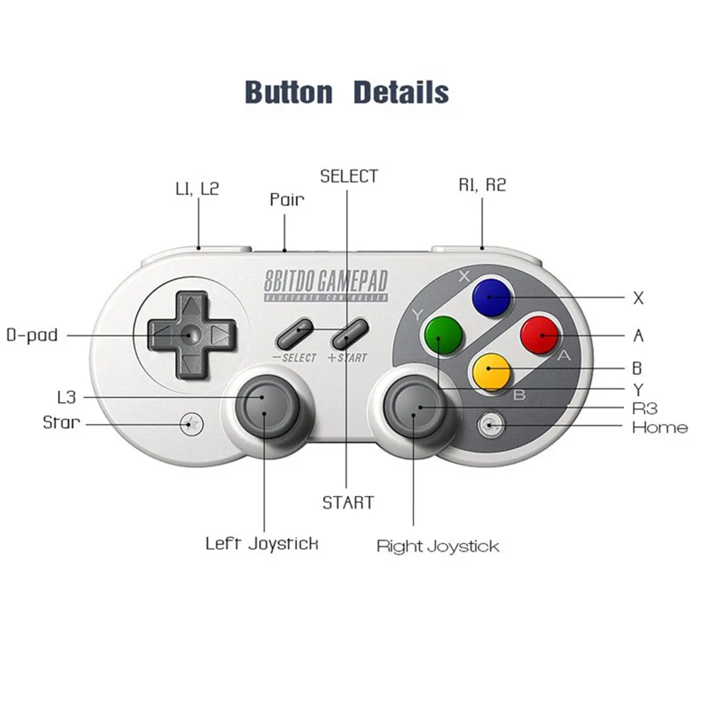8 битдо геймпад для Nintendo Switch Android контроллер джойстик беспроводной Bluetooth игровой