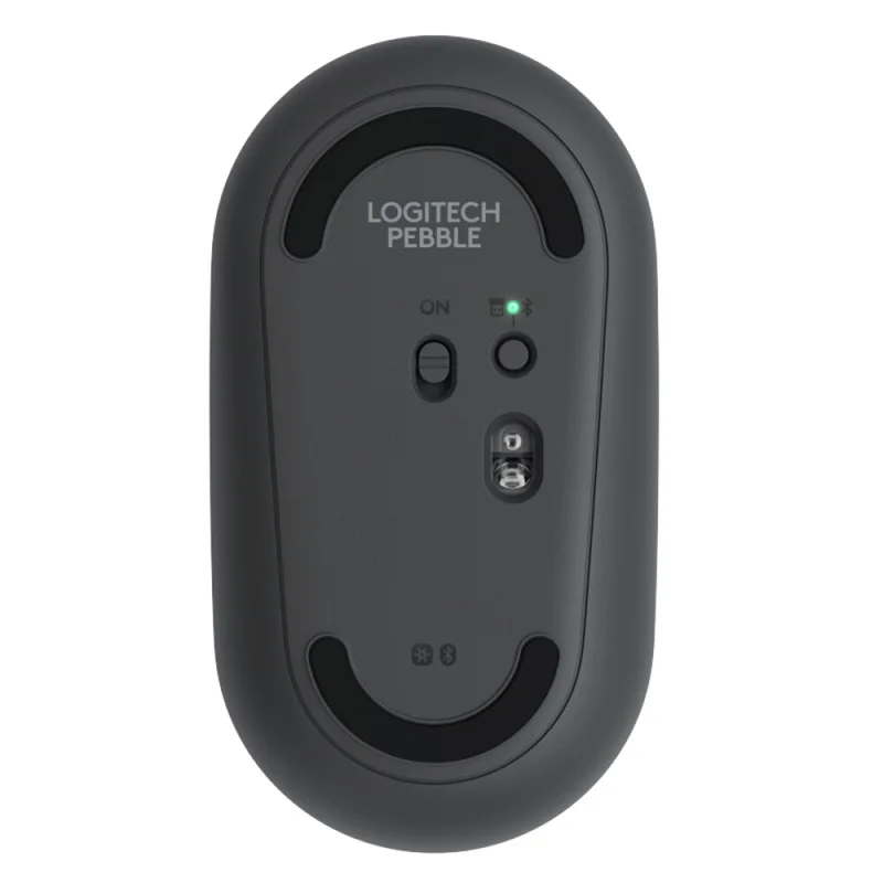 Легкая Бесшумная мышь Logitech M350 Pebble Cobblestone Bluetooth Беспроводная портативная модная с