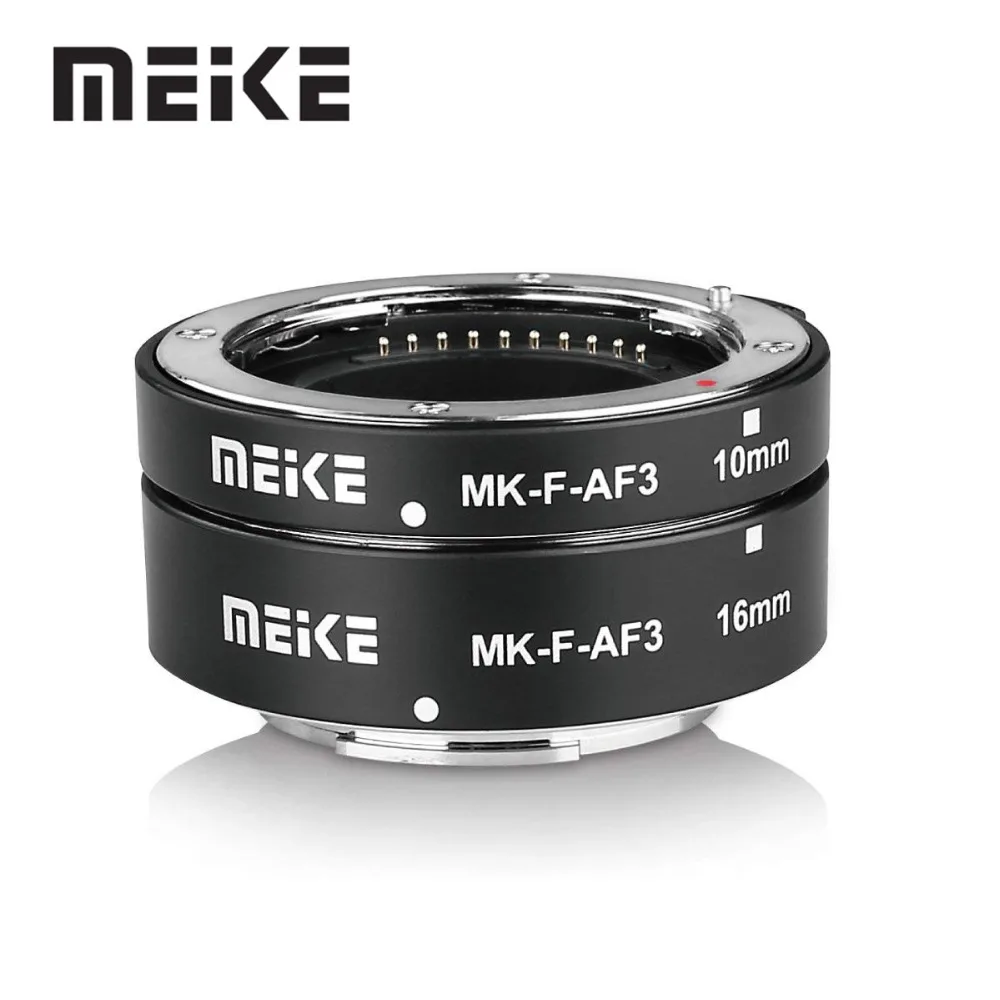 Meike MK F AF3 металлическое Удлинительное макрокольцо для автоматического ЖК дисплея
