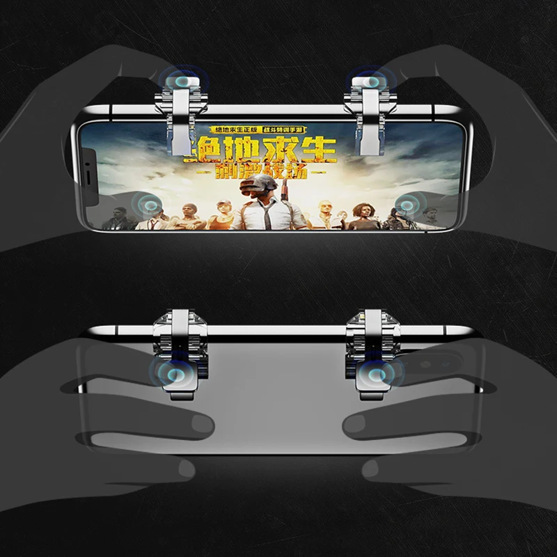 Телефон геймпад джойстик для PUBG джойстик триггер огонь Кнопка Aim ключ L1R1 шутер контроллер PUBG для PUBG мобильный телефон игры