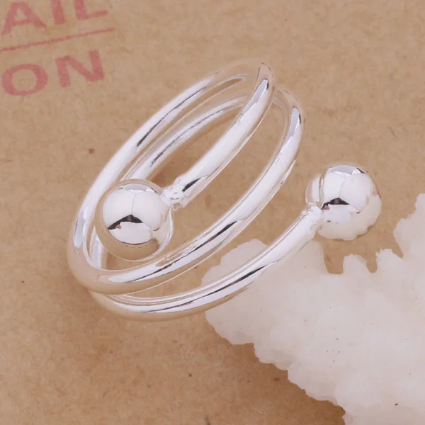 AR226 модные ювелирные изделия серебряного цвета подарки популярные кольца для