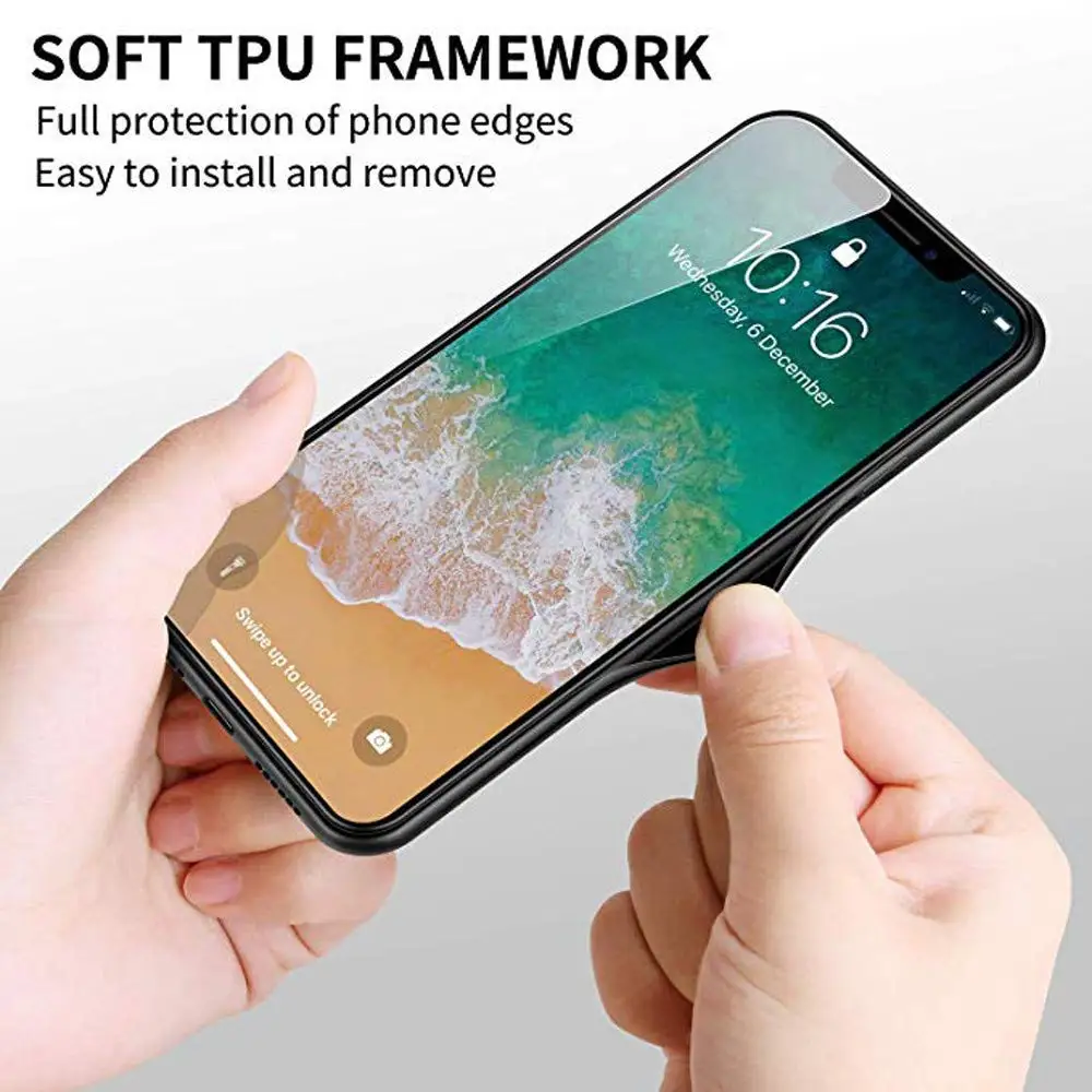 NYFundas for iphone 8plus 7 6 6s plus case Cavor Flexible Soft Slim Full Protective Shell XS MAX XR X 10 Matte Cloth |