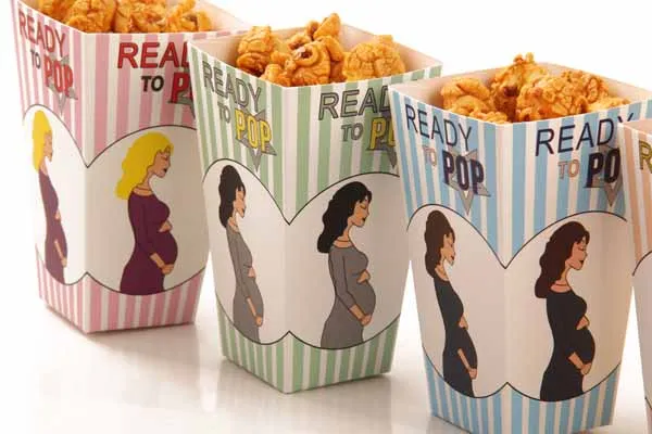 Коробки для попкорна дизайнерские миниатюрные картонные коробки с зубчатыми