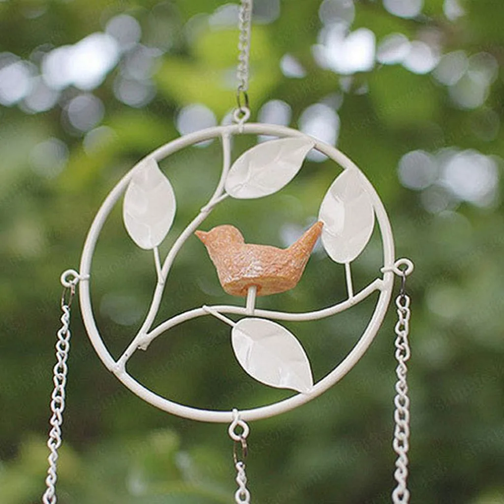 1 шт. украшение для дома белый 69 см дверное окно колокольчики железные офиса двора