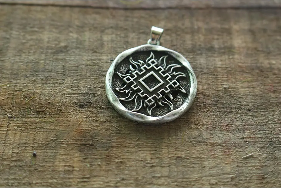 Lansei 1 шт. славянский амулет &quotСчастливый Лопух&quot кулон древний ювелирные