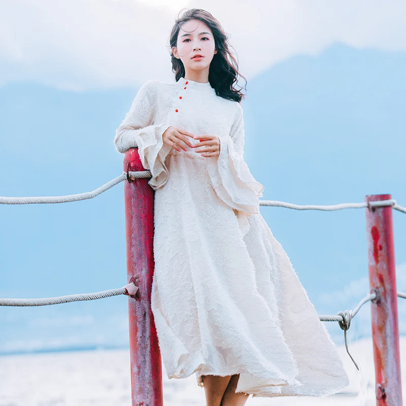 2019 весеннее кружевное миди женское элегантное платье вечернее осеннее макси