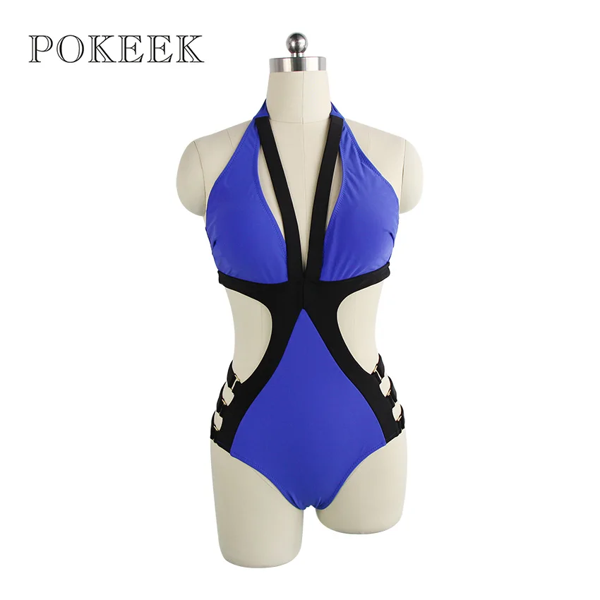 Одна деталь Плавание костюм Для женщин Купальники для малышек 2017 pokeek пикантные