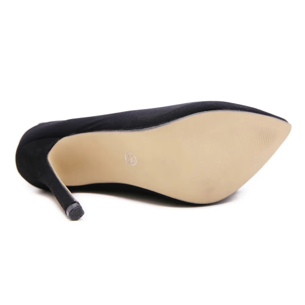 Зимние ботфорты черные женские сексуальные эластичные сапоги с перфорацией