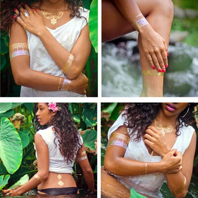 2015 новая временная татуировка модное ювелирное изделие ожерелье для татуировок