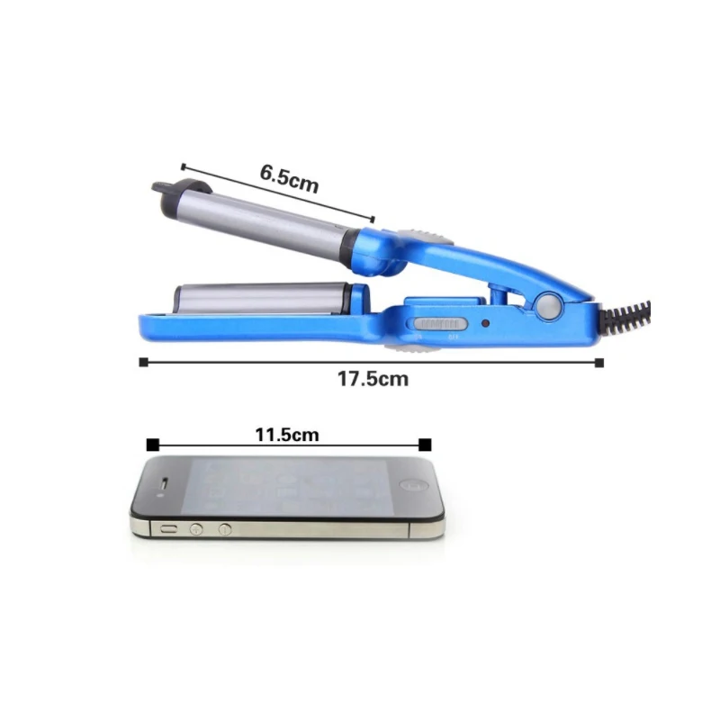 Щипцы для завивки волос мини 3 ствола щипцы Плоские керамические Инструменты